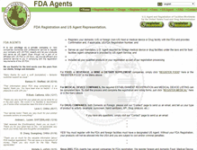 Tablet Screenshot of fdaagents.com